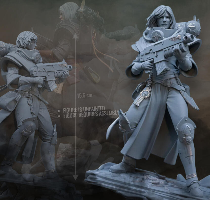 Argenta 3D Model Unpainted | 15.6cm